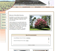 Tablet Screenshot of bloomfieldky.com